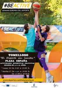 Actividades deportivas gratuitas por la Semana Europea del Deporte mañana, 27 de septiembre, en Tomelloso para el público en general