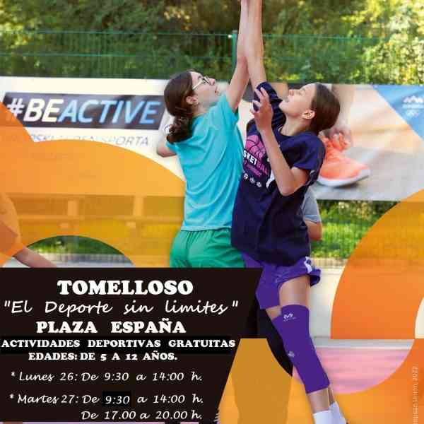 Actividades deportivas gratuitas por la Semana Europea del Deporte mañana, 27 de septiembre, en Tomelloso para el público en general