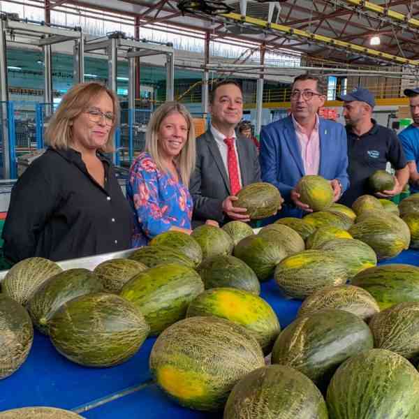 La Cooperativa Santiago Apóstol de Tomelloso visitaron hoy la alcaldesa local y el consejero de Agricultura
