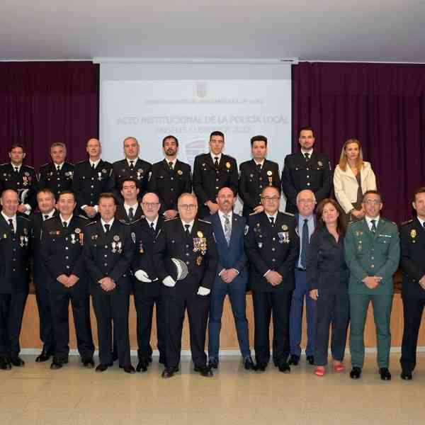 La Policía Local de Argamasilla de Alba celebró el día de los Ángeles Custodios