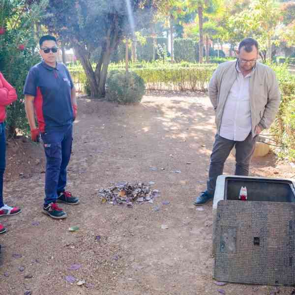 Por finalizar la digitalización completa de los sistemas de riego del parque de la Constitución de Tomelloso que ahora se podrán telegestionar