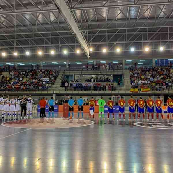 Victoria por 3-1 en el partido de la Selección Española de Fútbol Sala y Finlandia celebrado el pasado viernes en Tomelloso