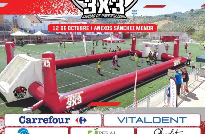 El Torneo Dragón de Fútbol 3×3 este 12 de octubre en los los campos anexos del Sanchez Menor de Puertollano