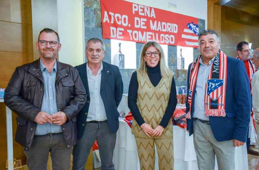 Celebrado el 40 aniversario de la Peña Atlética de Tomelloso con la presencia de la alcaldesa