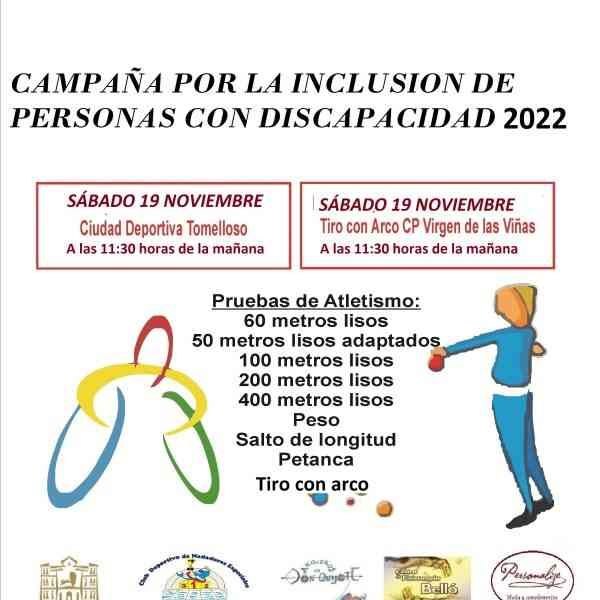 XXI Encuentro Deportivo Local del Club de Nadadores Especiales “Los Delfines” en Tomelloso este 19 de noviembre