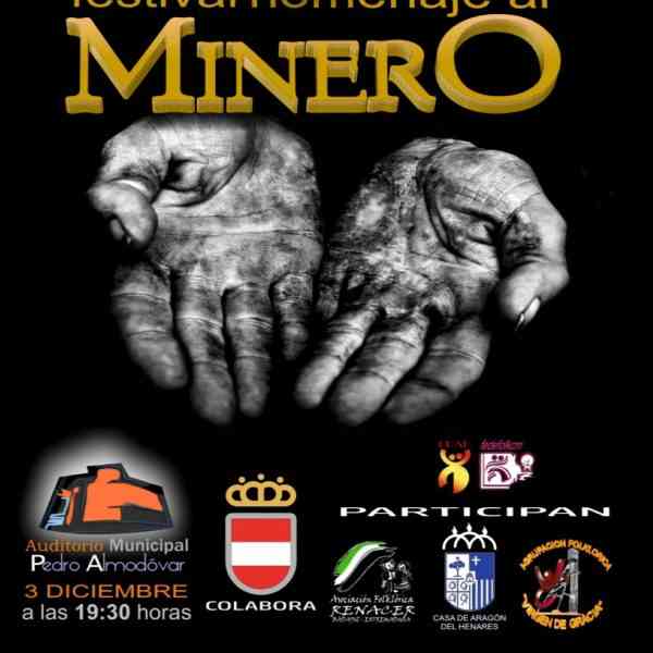 XXV Festival Folclórico gratuito este 3 de diciembre en el  Auditorio Municipal de Puertollano en honor a los mineros