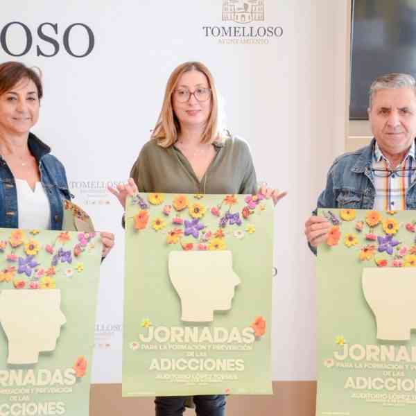 V Jornadas para la Formación y Prevención de las Adicciones el 6 de noviembre, en el Auditorio López Torres de Tomelloso