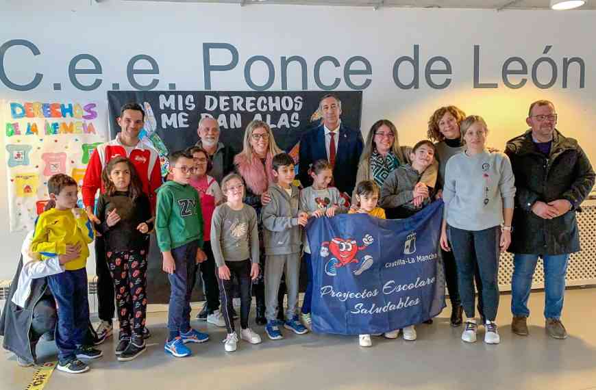 El C.E.E. Ponce de León de Tomelloso se ha incorporado a la Red de Centros Escolares Saludables de Castilla-La Mancha