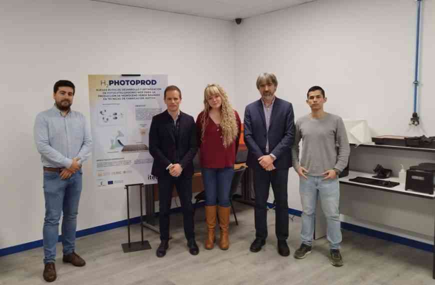Itecam impulsa el proyecto H2PHOTOPROD para el estudio de la producción de hidrógeno mediante la descomposición de agua