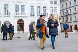 La Alcaldesa de Tomelloso se Reúne con el Pintor Antonio López García