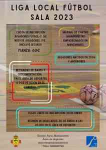 Inscripciones Abiertas hasta el 30 de Enero para la Liga Local de Fútbol Sala de Manzanares: ¡Participa si Naciste en 2006 o Antes!