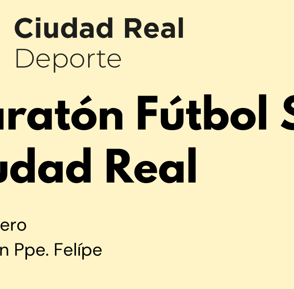 Maratón de fútbol  sala el 7 de enero en el Pabellón Príncipe Felipe de Ciudad Real