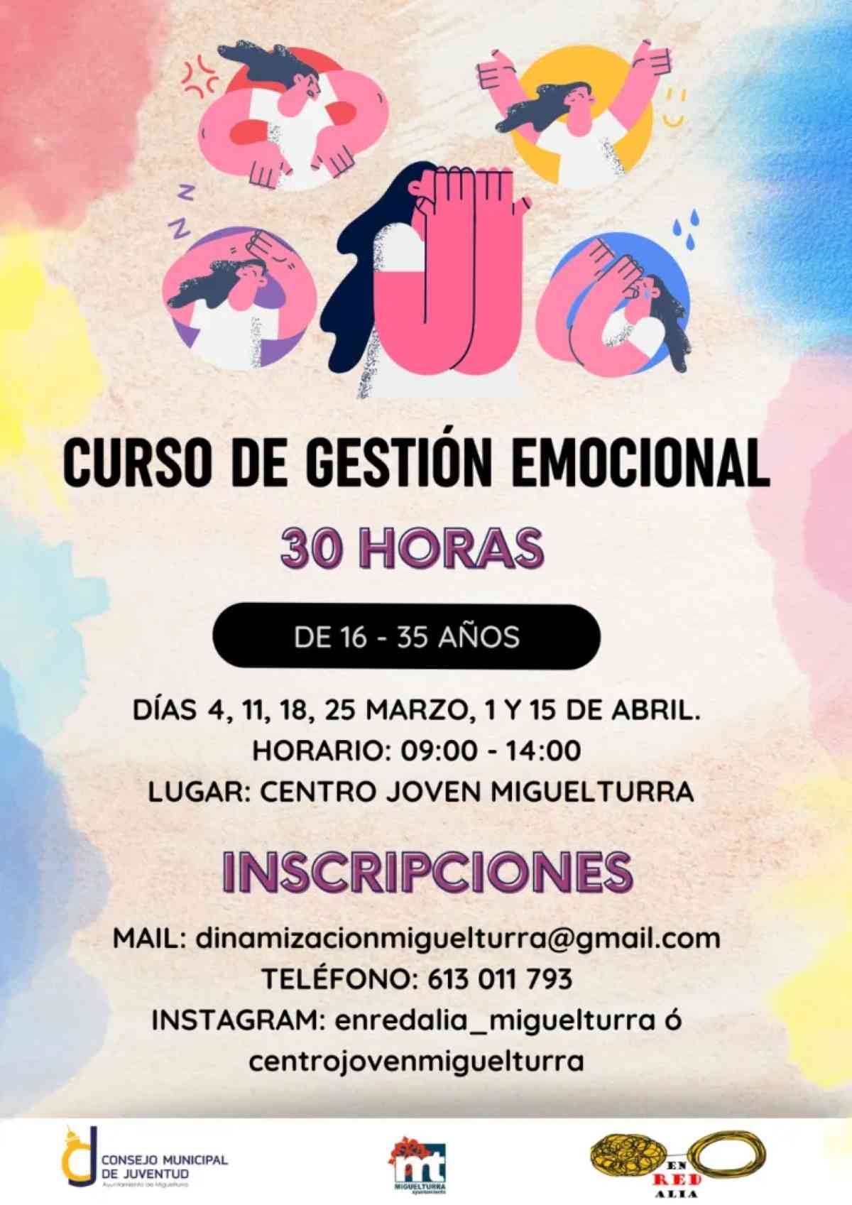 Inscripciones Abiertas para el Curso Gratuito de Gestión Emocional para Jóvenes de 16 a 35 años en el Centro Joven de Miguelturra