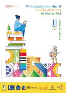 El cartel del IV Encuentro provincial de clubes de lectura de Ciudad Real está impregnado de las tradiciones y costumbres de Calzada gracias a Santi Chicharro.
