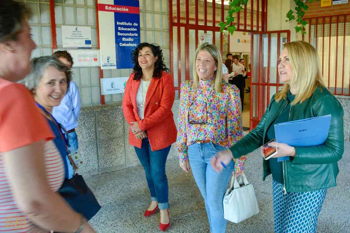 Bienvenida calurosa a los miembros de Erasmus + para el proyecto «Rangers of Change» en el IES Eladio Cabañero de Tomelloso.