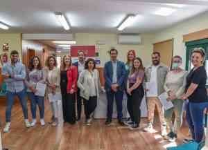 El presidente provincial de Ciudad Real entrega diplomas a participantes de Promueve VI en Almodóvar del Campo y Abenójar