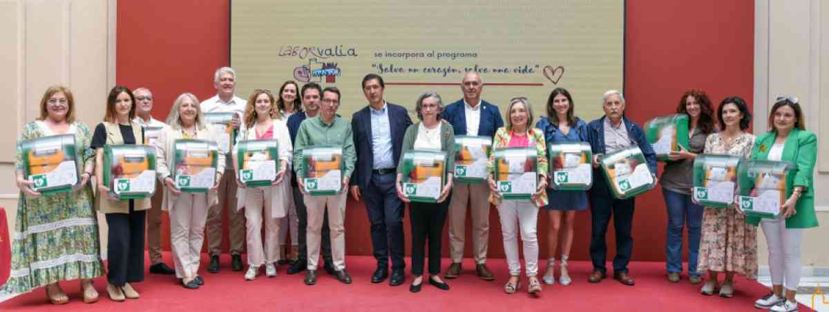 Centros ocupacionales y especiales de empleo integrados en Laborvalía recibirán desfibriladores.