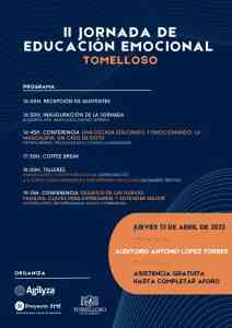 Jornada de Educación Emocional totalmente gratis en Tomelloso el 13 de abril en el Auditorio López Torres, ¡no te quedes sin tu plaza!