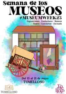Tomelloso presenta diversas novedades en la Semana de los Museos #Museumweek23 del 13 al 21 de mayo.