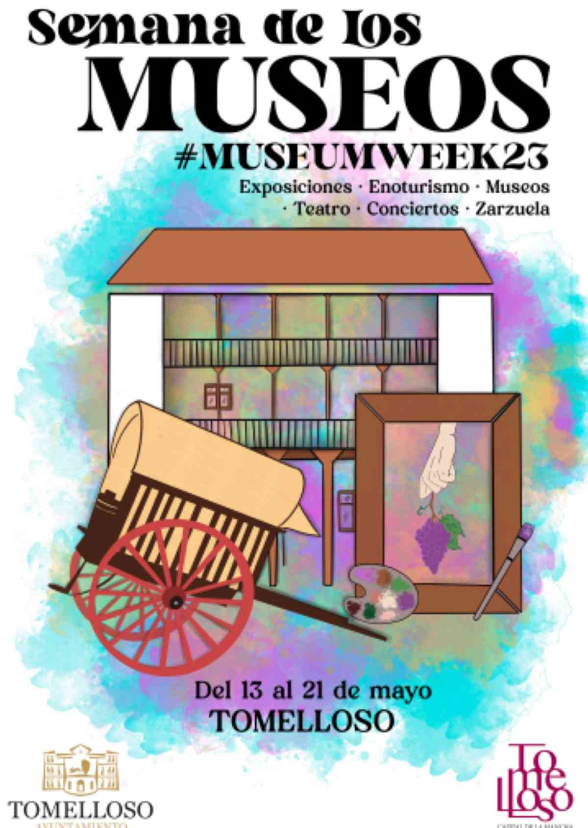 Tomelloso presenta diversas novedades en la Semana de los Museos #Museumweek23 del 13 al 21 de mayo.