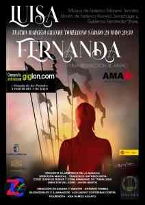 Este sábado 20 de mayo, se realizará la representación de «Luisa Fernanda», una zarzuela en el Teatro Municipal Marcelo Grande de Tomelloso.