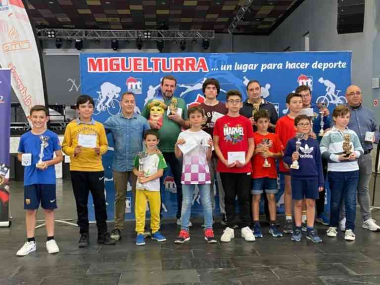 José Luis Pecero Balsera gana de manera contundente el Open de ajedrez Sub 1800 Villa Miguelturra