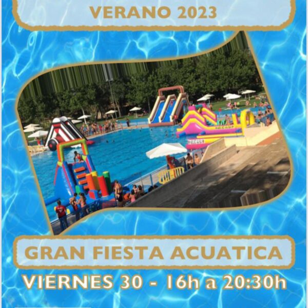 ¡Disfruta de una fiesta acuática deportiva con hinchables en la piscina municipal de Tomelloso mañana desde las 16:00 h! ¡Además, es gratuita!