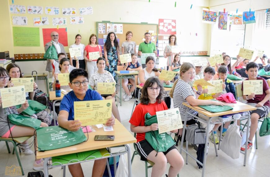 Alumnos del CEIP Virgen de las Viñas de Tomelloso obtuvieron el Premio local y fueron finalistas provinciales en el II concurso «Pausas Saludables» de la AECC.