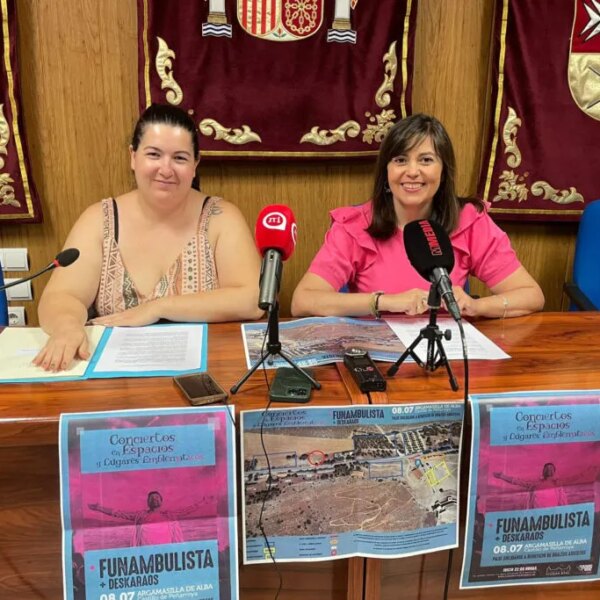 Funambulista y Deskaraos el próximo sábado 8 en el Castillo de Peñarroya