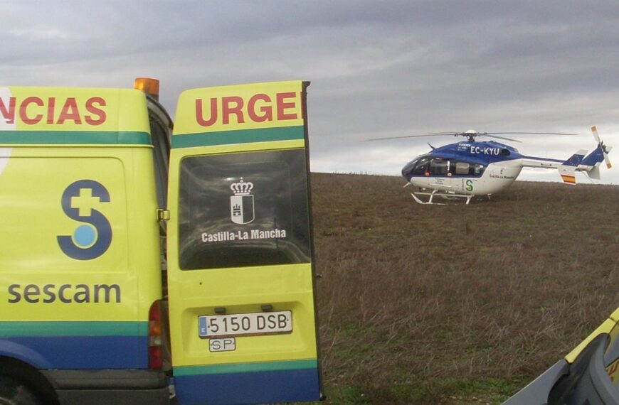 Herido un trabajador tras caer desde una altura de cuatro metros en Tomelloso