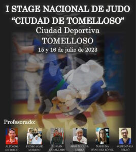 El Primer Stage Nacional de Judo «Ciudad de Tomelloso» tendrá lugar en la Ciudad Deportiva de la localidad los días 15 y 16 de julio.