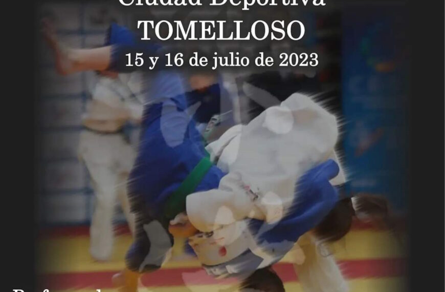 El Primer Stage Nacional de Judo «Ciudad de Tomelloso» tendrá lugar en la Ciudad Deportiva de la localidad los días 15 y 16 de julio.