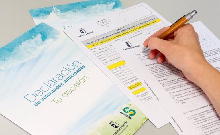 El número de inscripciones en el Registro de Voluntades Anticipadas de C-LM se dispara en la primera mitad de 2023 con 928 nuevos registros.