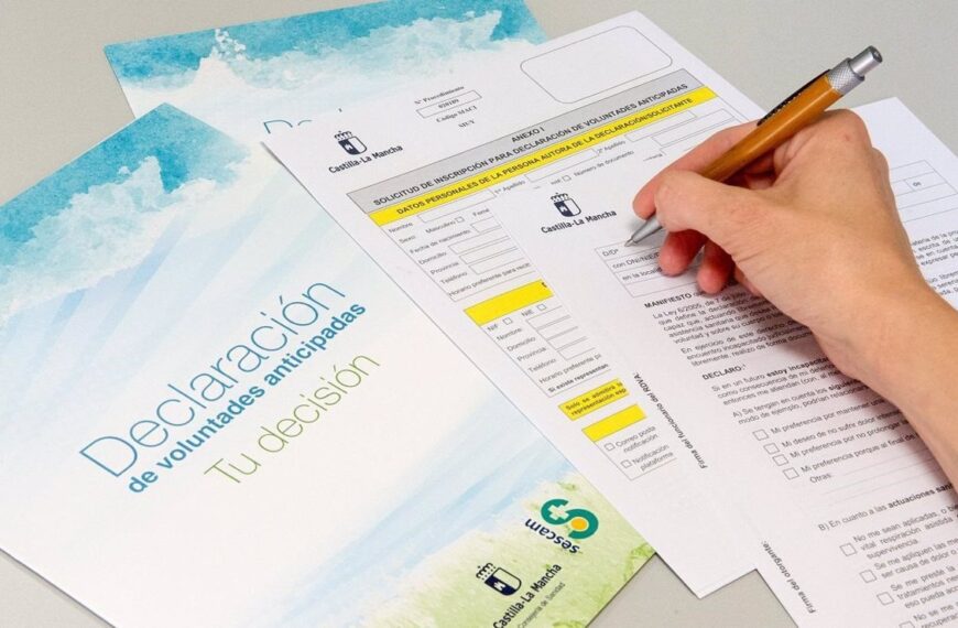 El número de inscripciones en el Registro de Voluntades Anticipadas de C-LM se dispara en la primera mitad de 2023 con 928 nuevos registros.