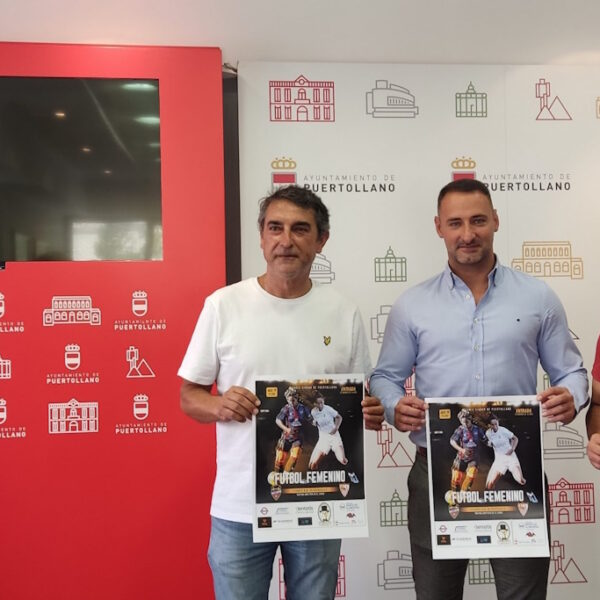 Encuentro solidario de fútbol femenino: Sevilla C.F. vs Levante U.D. en el Estadio Municipal de Puertollano, el 19 de agosto