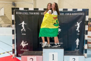 Destacada participación de las patinadoras de Tomelloso, Clara Serna e Inma García, en la Competición Internacional de Inline Freestyle