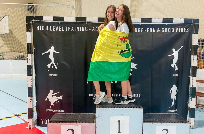 Destacada participación de las patinadoras de Tomelloso, Clara Serna e Inma García, en la Competición Internacional de Inline Freestyle