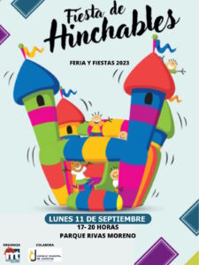 Fiesta de hinchables en Miguelturra: diversión asegurada para niños y jóvenes en las Ferias y Fiestas 2023.