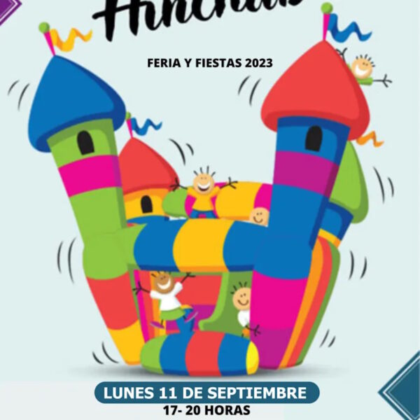 Fiesta de hinchables en Miguelturra: diversión asegurada para niños y jóvenes en las Ferias y Fiestas 2023.