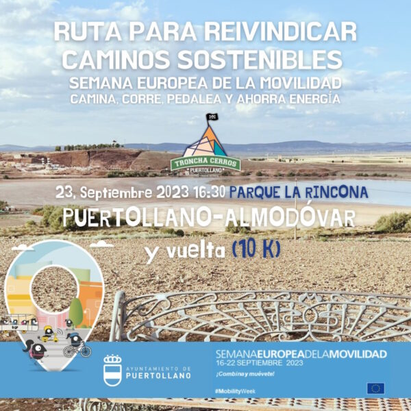 Ruta reivindicativa Puertollano-Almodóvar del Campo: Semana Europea de la Movilidad.