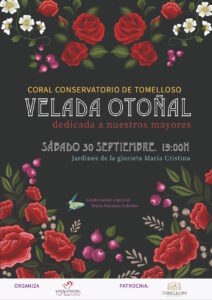 “Velada otoñal” de la Coral Conservatorio de Tomelloso el 30 de septiembre en a Glorieta de María Cristina ¡gratuita!