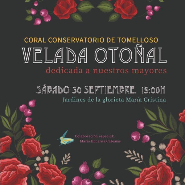“Velada otoñal” de la Coral Conservatorio de Tomelloso el 30 de septiembre en a Glorieta de María Cristina ¡gratuita!