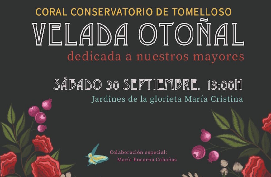 “Velada otoñal” de la Coral Conservatorio de Tomelloso el 30 de septiembre en a Glorieta de María Cristina ¡gratuita!