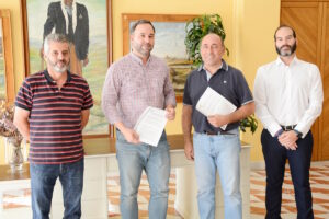 Convenio firmado: El Ayuntamiento de Tomelloso destinará 22.000 € de subvención al C.D. Atlético Tomelloso