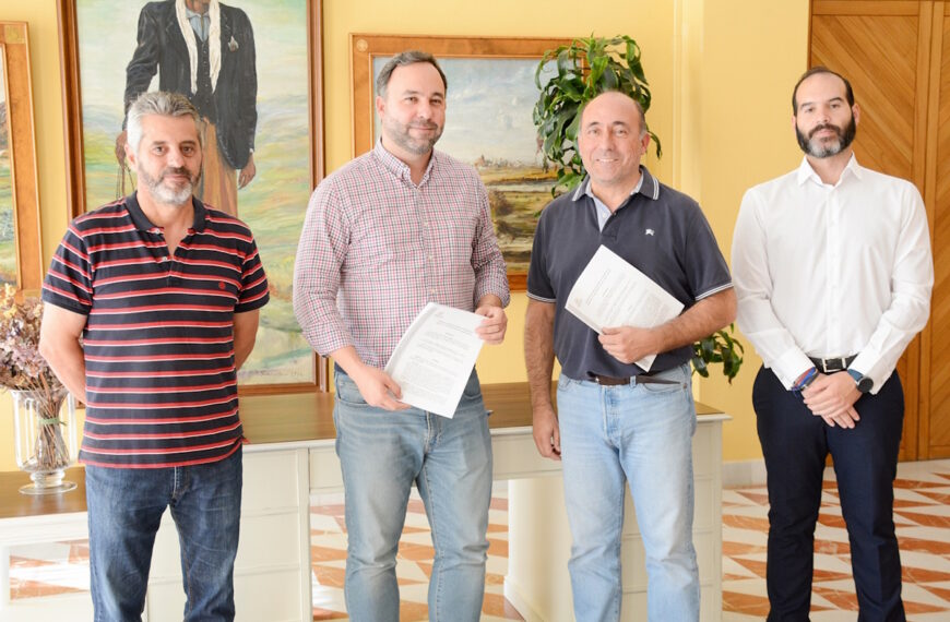 Convenio firmado: El Ayuntamiento de Tomelloso destinará 22.000 € de subvención al C.D. Atlético Tomelloso