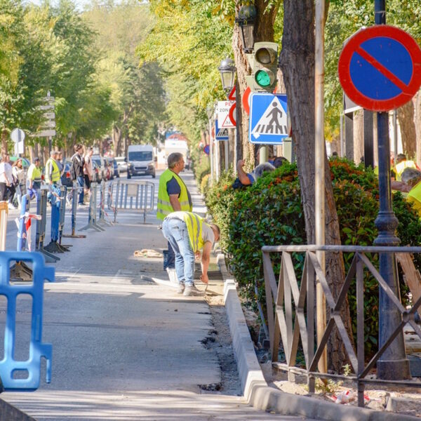 Inversión de 284.000 € para la renovación de bordillos y mantenimiento de acerados en la avenida Don Antonio Huertas de Tomelloso