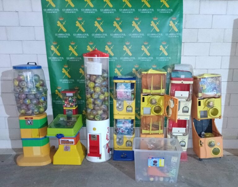 Serie de hurtos en máquinas de vending conduce a arresto: 16.800 euros sustraídos en cuatro municipios de Ciudad Real