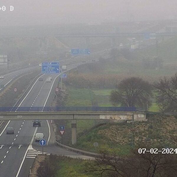 Intervención de la Guardia Civil en la A42 cerca de Illescas para Aliviar el Atasco mientras la Manifestación se Disuelve sin Incidentes