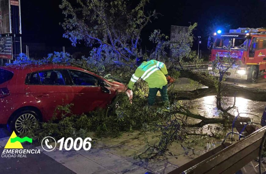 Los bomberos de Ciudad Real atienden 31 emergencias a causa de la tormenta Nelson