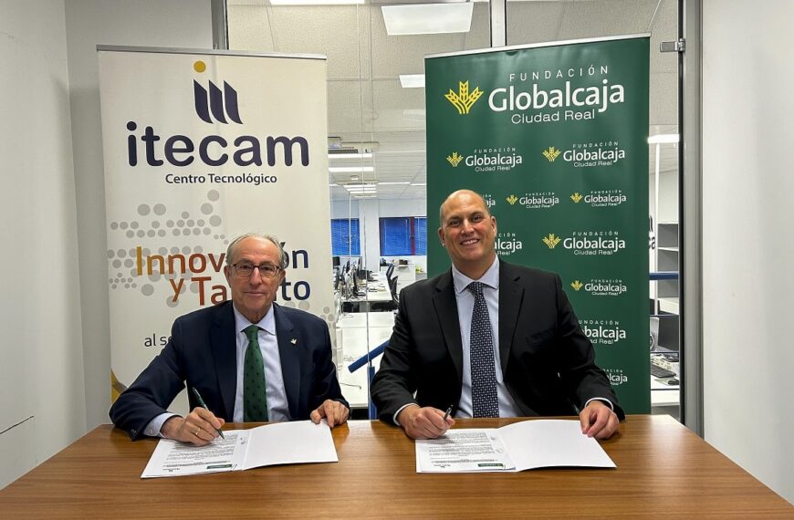 Globalcaja Ciudad Real y Itecam se unen para colaborar en el VII Encuentro Industrial B2B mediante un convenio de colaboración